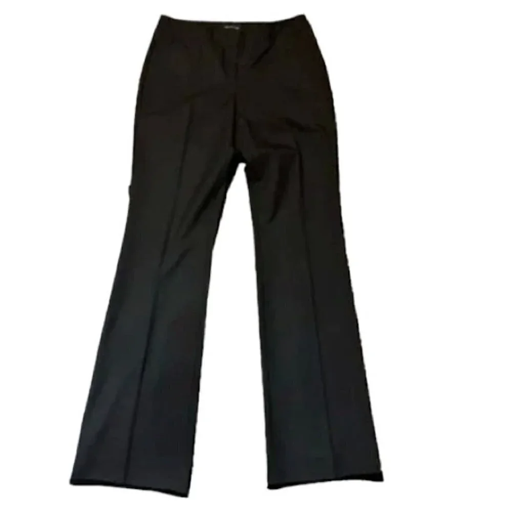 The Limited Cassidy Fit Black Slacks with Flare Leg, Size 2